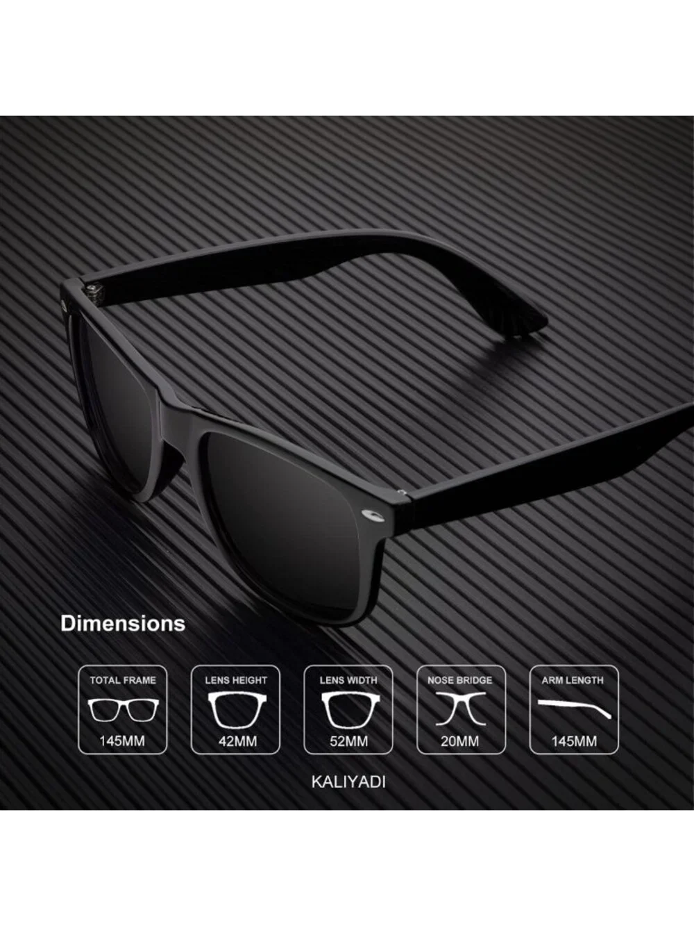 Polarized Semi-Rimless Sunglasses for Men & Women | UV Protection Driving
